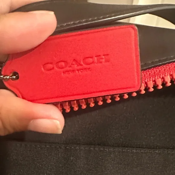 Coach Tan and Black Men's Backpack - Picture 3 of 4